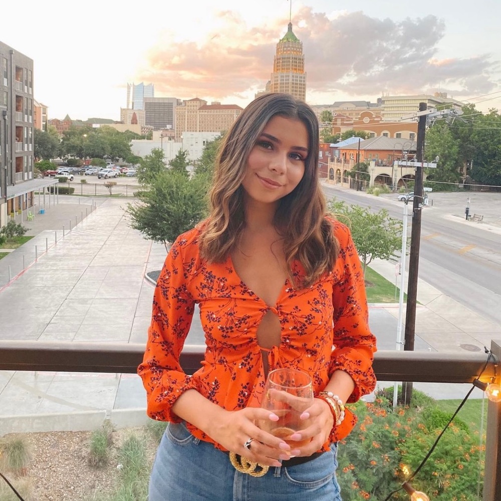 Topshop Floral Top
